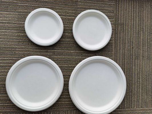 7 Inch 8g 50pcs/Bag Bio Food Packaging Plate