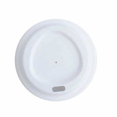 Cup Lids, Cup Holder. White/Nature, Sugarcan Bagasse, Biodegradable and compostable