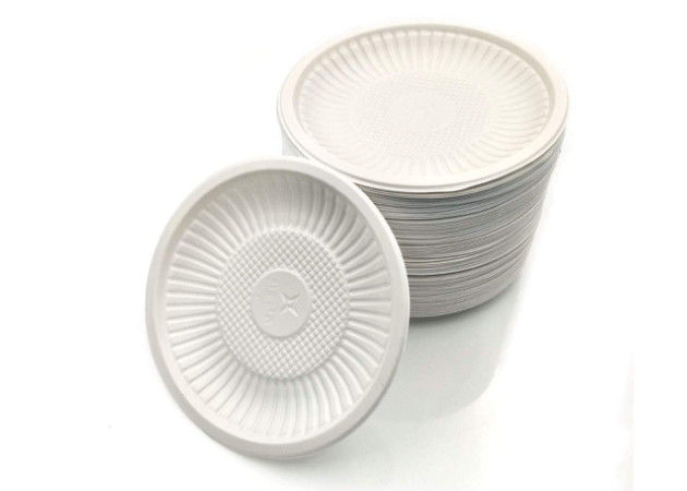 Disposable Tableware 12.5g Corn Starch Plates 6 inches